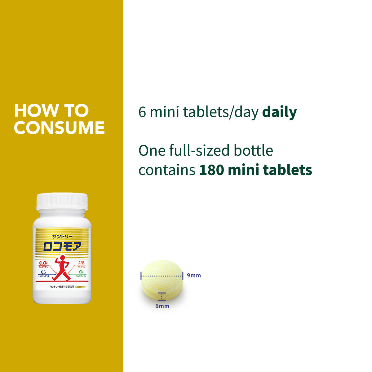 Suntory Locomore 180 Tablets