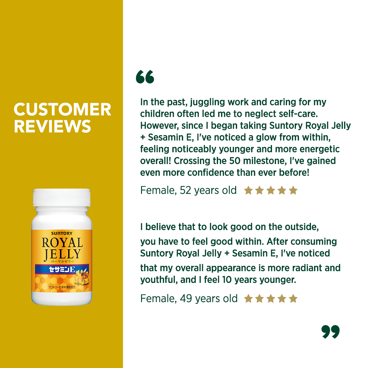 Suntory Royal Jelly + Sesamin E 120 Tablets (EXP: 25 Feb 2027)
