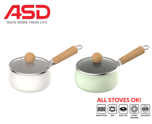 ASD LA BELLE CERAMIC SAUCEPAN + COVER