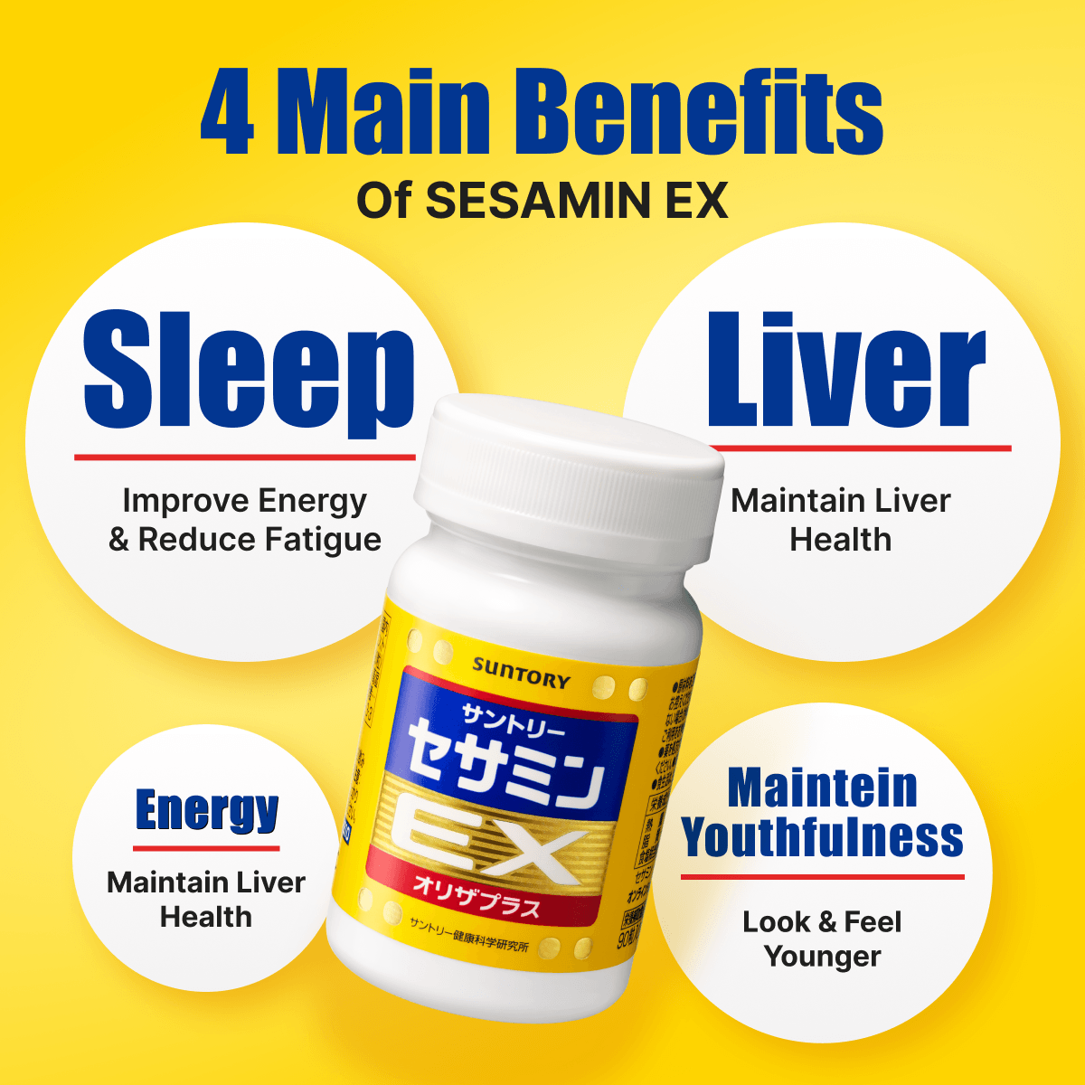 Suntory Sesamin EX 90 Softgels